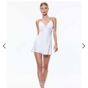 ALICE AND OLIVIA, Size 2, V-Neck Mini Dress **ONLY WORN ONCE**